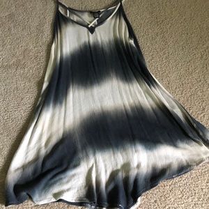 Navy blue and White Rue 21 flowy dress